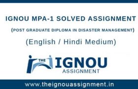 MPA-1 Solved Assignment