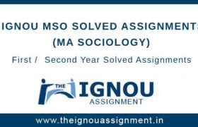 Ignou MSO Solved Assignment