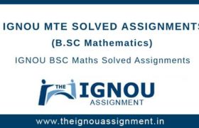 IGNOU MTE Solved Assignment