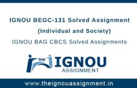 IGNOU BEGC-131 Solved Assignment