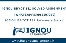 IGNOU BBYCT131 Assignment