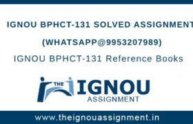 IGNOU BPHCT131 Solved Assignment