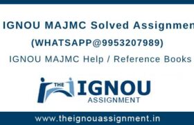 IGNOU MAJMC Assignment