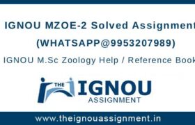 IGNOU MZOE-2 Solved Assignment