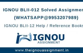 BLII-12 Assignment